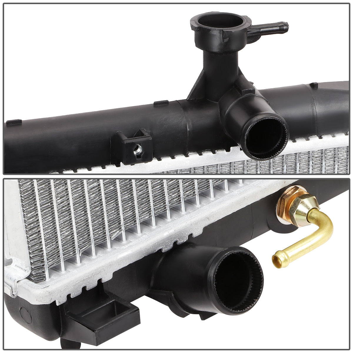 RADIADOR RADIATOR - OEM - 07-09 HYUNDAI SANTA FE - FITS MODELS WITH TRANSMISSION OIL COOLER - FITS AUTOMATIC TRANSMISSION MODELS - DPI-2897