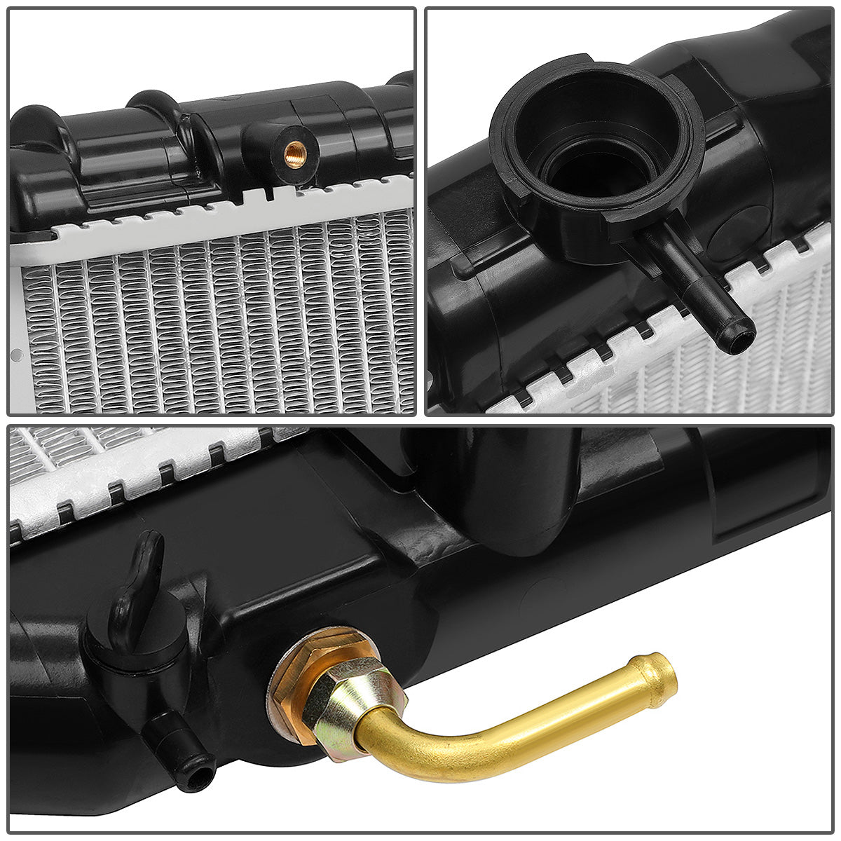 RADIADOR RADIATOR - OEM - 85-94 GMC SAFARI 4.3 V6 / 85-94 CHEVY ASTRO 4.3 V6 - FITS AUTOMATIC TRANSMISSION MODELS WITH OIL COOLERS - DPI 539