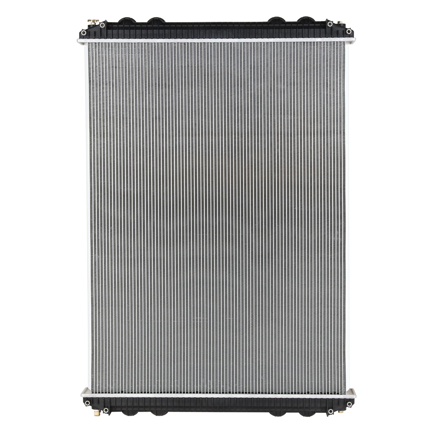 RADIADOR RADIATOR - OEM - FREIGHTLINER CORONADO 2001-2004 / FREIGHTLINER COLUMBIA 2000-2007 / FREIGHTLINER CENTURY CLASS 2000-2004 - FITS MODELS WITH DIAGONAL RADIATOR INLET / OUTLET WITH ONLY ONE SIDE CLOSE TO MOUNTING BRACKET