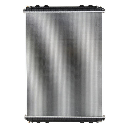 RADIADOR RADIATOR - OEM - FREIGHTLINER CORONADO 2001-2004 / FREIGHTLINER COLUMBIA 2000-2007 / FREIGHTLINER CENTURY CLASS 2000-2004 - FITS MODELS WITH DIAGONAL RADIATOR INLET / OUTLET WITH ONLY ONE SIDE CLOSE TO MOUNTING BRACKET