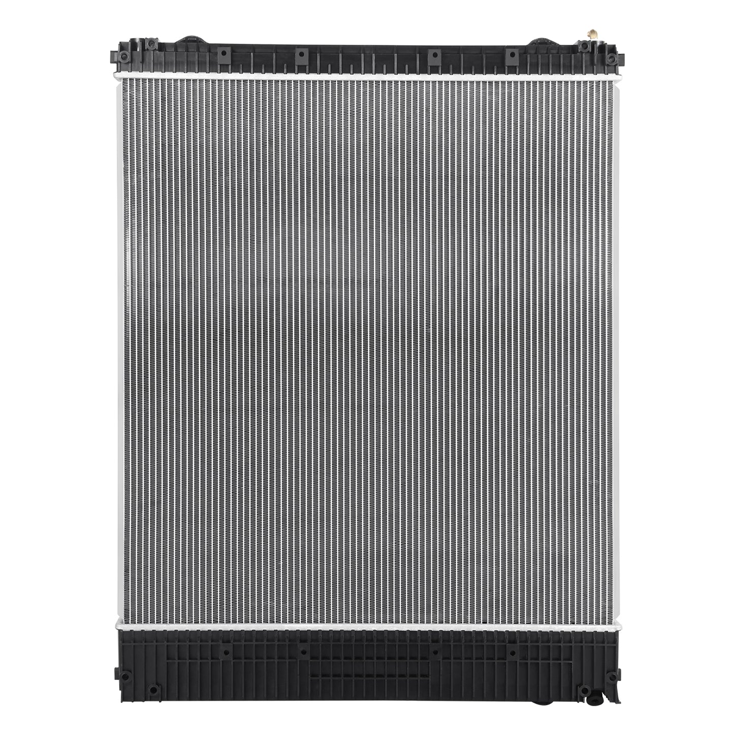 RADIADOR RADIATOR - OEM - FREIGHTLINER BUSINESS CLASS M2 2008-2012 / FREIGHTLINER M2 112 2009-2013 / FREIGHTLINER M2 106 2008-2013 / STERLING TRUCK ACTERRA 2008-2010 - WITH DRIVER SIDE OUTLET