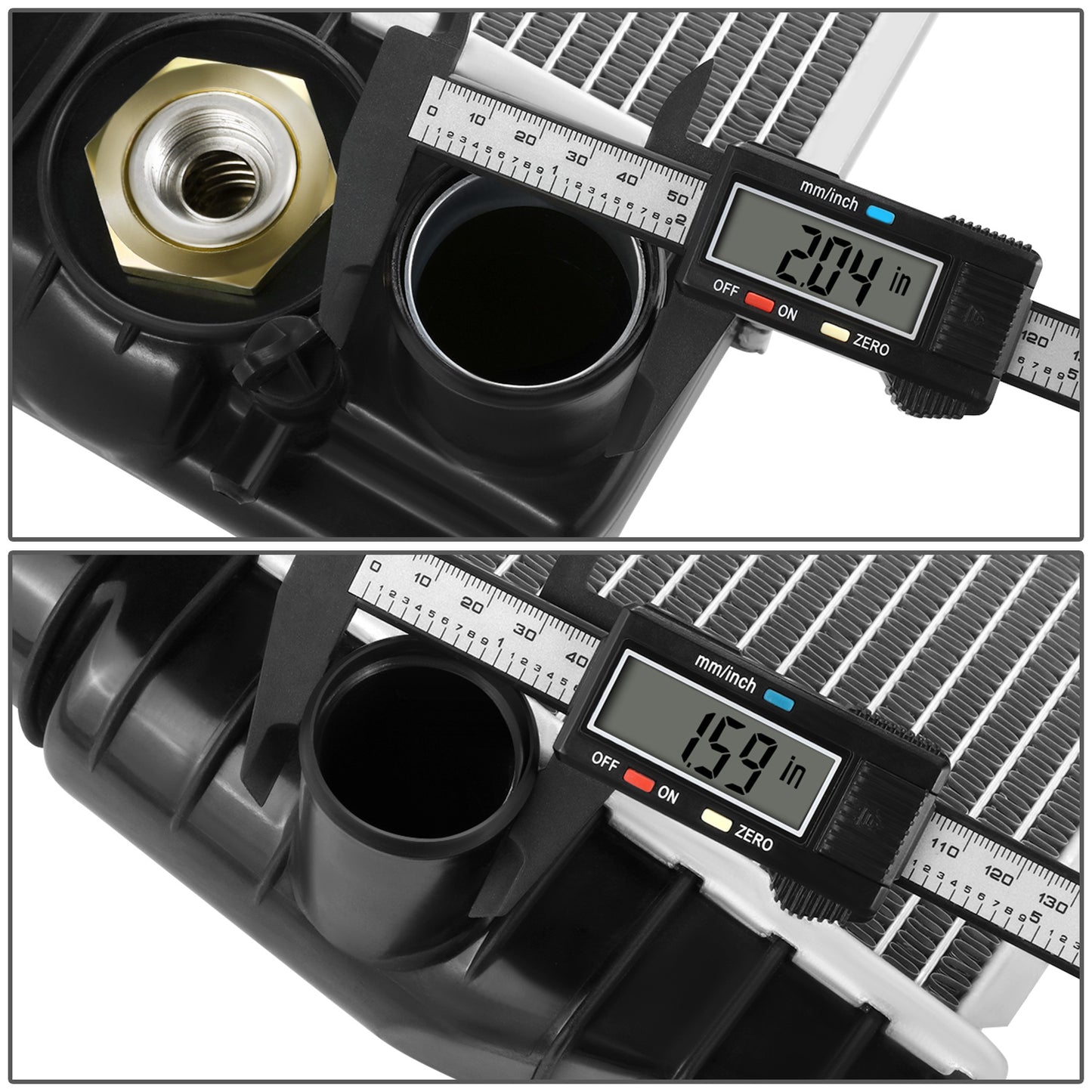 RADIADOR RADIATOR - OEM - GMC T7500 1997-1998 / GMC T6500 1997-2002 / CHEVROLET T7500 1997-2002 / ISUZU FTR 1997-2002 / ISUZU FRR 1998-2002 / ISUZU FVR 1997-2002 / ISUZU FSR 1997-2002 - FITS 6.0L, 6.6L,7.1L, 7.2L, 7.8L MODELS WITH REMOTE FILLER NECK