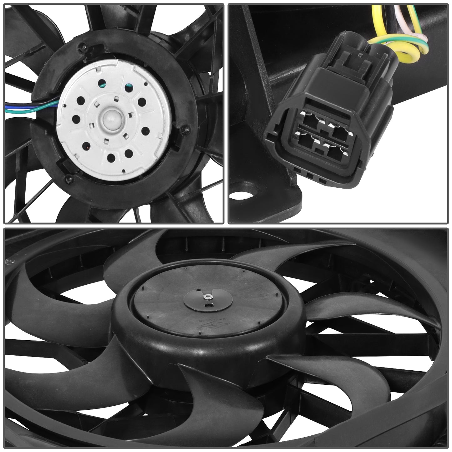 ABANICOS OE STYLE -CR PT CRUISR '06-'10 RAD.COOLING FAN ASS'Y WO TURBO