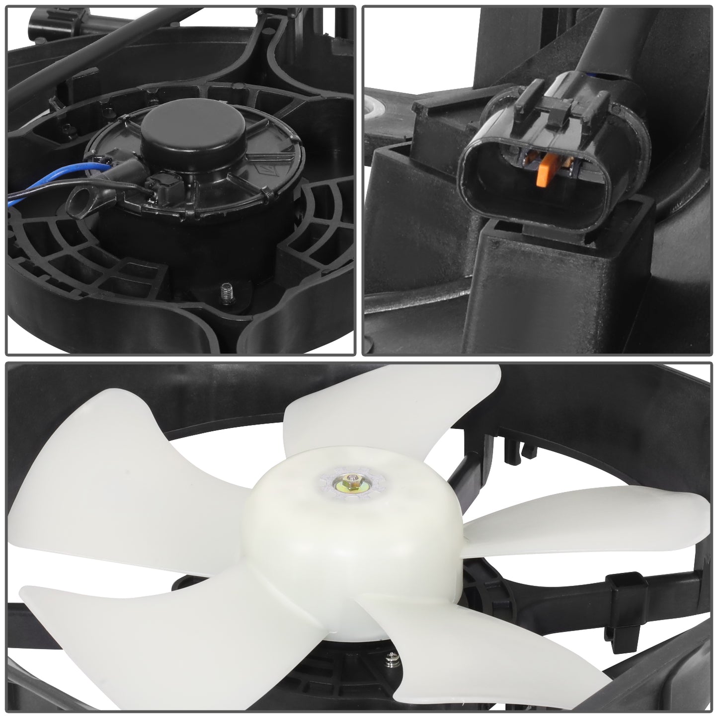 ABANICOS OE STYLE -MB LANCRMIRGE '97-'02(42DR) RAD.COOLING FAN ASS'Y (1.51.8)(MT) (MIRAGE)