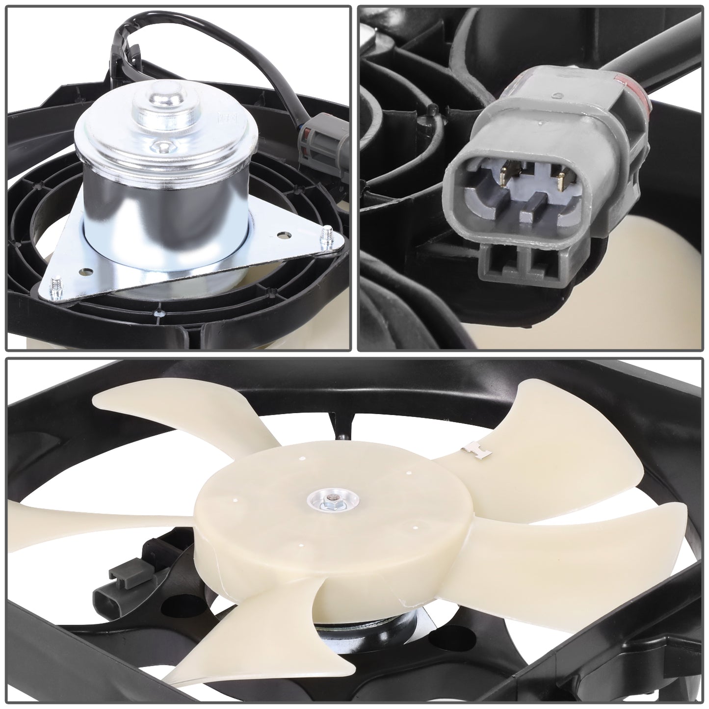 ABANICOS OE STYLE -DS SENTR '95-'99 RAD.COOLING FAN ASS'Y (1.6) (=200SX '95-'98) (MEXICO BUILT)