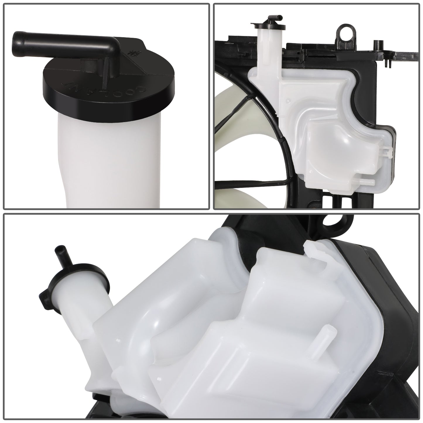 ABANICOS OE STYLE -TOYOTA COROLLA 2014-2019 - FITS 1.8L MODELS