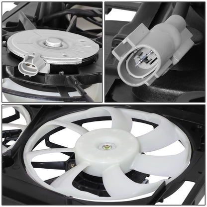 ABANICOS OE STYLE -TY PRIS '10-'15 RAD.COOLING FAN ASS'Y '10-'15 (DUAL) WUPPER SHROUD (=LX CT200H)