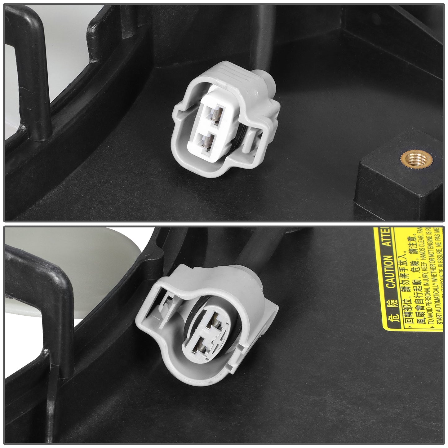 ABANICOS OE STYLE -TOYOTA RAV4 2006-2012 3.5L - W/O TOW & CONTROLLER