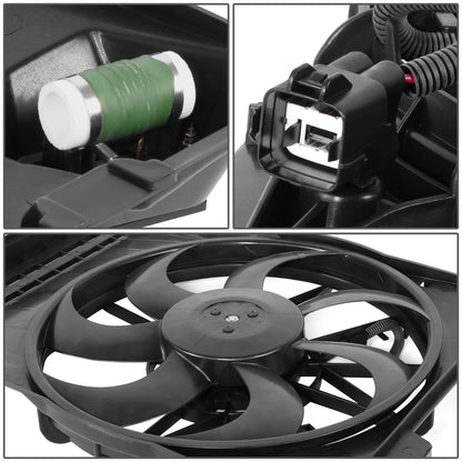 ABANICOS OE STYLE -HY TUSON '05-'09 RAD.COOLING FAN ASS'Y (2.7) (SINGLE FAN) (SAME=SPORTAGE)