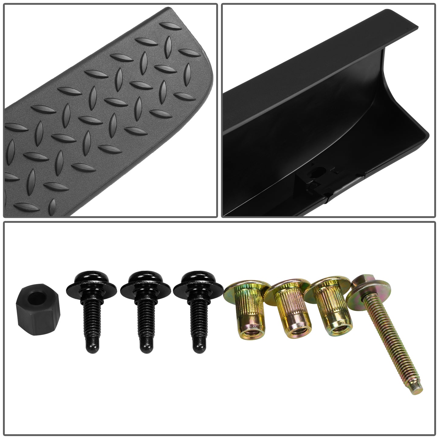 PROTECTOR DE CAJA TAILGATE MOLDING - CV COLORADO 04-12 TAILGATE MLDG;BLK/PTM