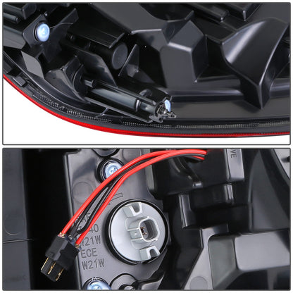 FAROS TRASEROS OE STYLE - 16-18 HONDA PILOT - OUTER - 7440 REVERSE - CHROME HOUSING - LEFT AND RIGHT