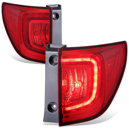 FAROS TRASEROS OE STYLE - 16-18 HONDA PILOT - OUTER - 7440 REVERSE - CHROME HOUSING - LEFT AND RIGHT