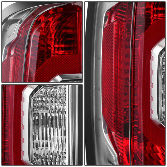 FAROS TRASEROS OE STYLE - 15-22 GMC CANYON - 921 REVERSE / 7443 TURN SIGNAL / 7443 TAIL LIGHT - CHROME HOUSING - LEFT