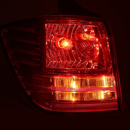 FAROS TRASEROS OE STYLE - 09-20 DODGE JOUNEY - FITS MODELS WITHOUT LED TAIL LAMPS - 3157 BRAKE / 3157 TURN SIGNAL / 3157 TAIL LAMP - CHROME HOUSING - LEFT