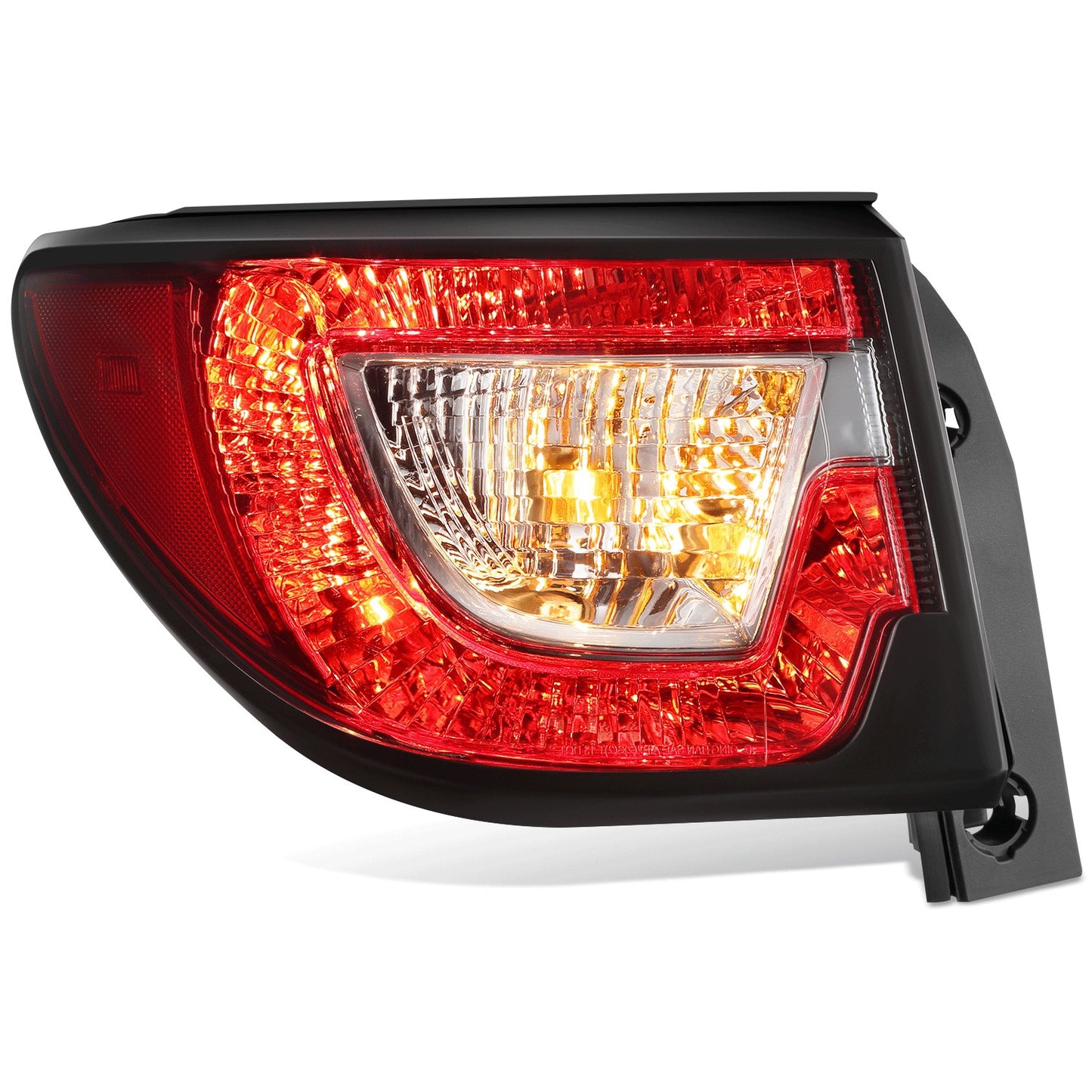 FAROS TRASEROS OE STYLE - 13-17 CHEVY TRAVERSE - OUTER - 7440 TURN SIGNAL / 7443 BRAKE / 7443 TAIL LAMP - CHROME HOUSING - LEFT