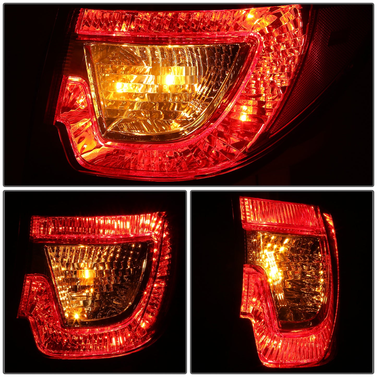 FAROS TRASEROS OE STYLE - 13-17 CHEVY TRAVERSE - OUTER - 7440 TURN SIGNAL / 7443 BRAKE / 7443 TAIL LAMP - CHROME HOUSING - RIGHT