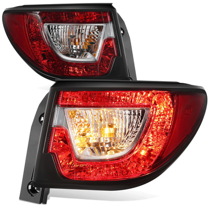 FAROS TRASEROS OE STYLE - 13-17 CHEVY TRAVERSE - OUTER - 7440 TURN SIGNAL / 7443 BRAKE / 7443 TAIL LAMP - CHROME HOUSING - LEFT AND RIGHT