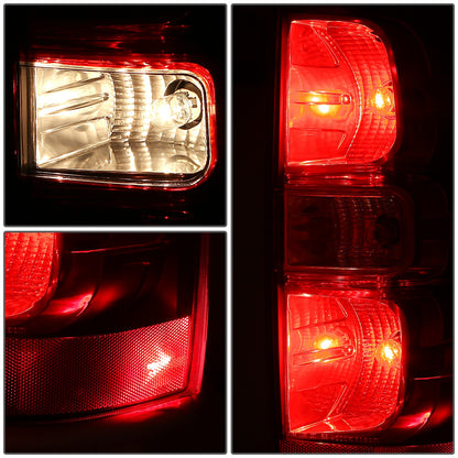 FAROS TRASEROS OE STYLE - CHEVROLET SUBURBAN 1500 2007-2014 / CHEVROLET SUBURBAN 2500 2007-2013 / CHEVROLET TAHOE 2007-2014 - 7441 REVERSE / 3057 TURN SIGNAL / 3057 TAIL LIGHT - CHROME HOUSING - RIGHT