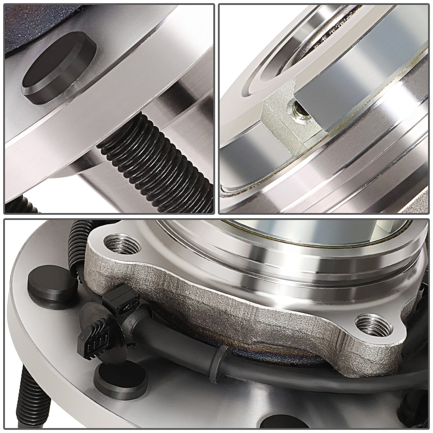 MASA DE RUEDA WHEEL HUBS & BEARINGS - FORD EXCURSION 2003-2005 / FORD F-250 SUPER DUTY 2003-2004 / FORD F-350 SUPER DUTY 2003-2004 / FRONT, LEFT, RIGHT - 4WD WITH SINGLE REAR WHEELS WITH 8 LUG WHEELS WITH 14MM-1.5MM FINE THREAD