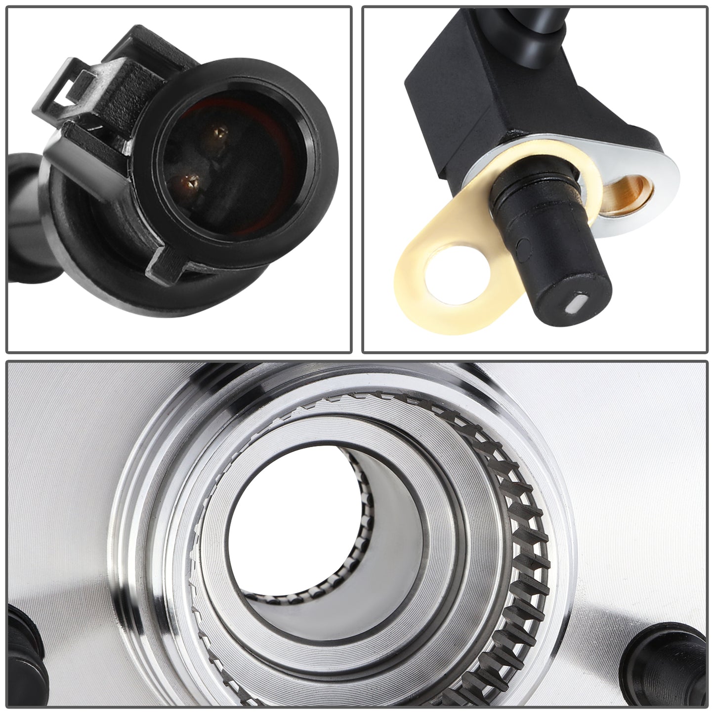 MASA DE RUEDA WHEEL HUBS & BEARINGS - FORD RANGER 1998-2000 / MAZDA B4000 1998-2000 - FITS 4WD MODELS WITH 4-WHEEL ABS & PULSE VACUUM HUB LOCKS