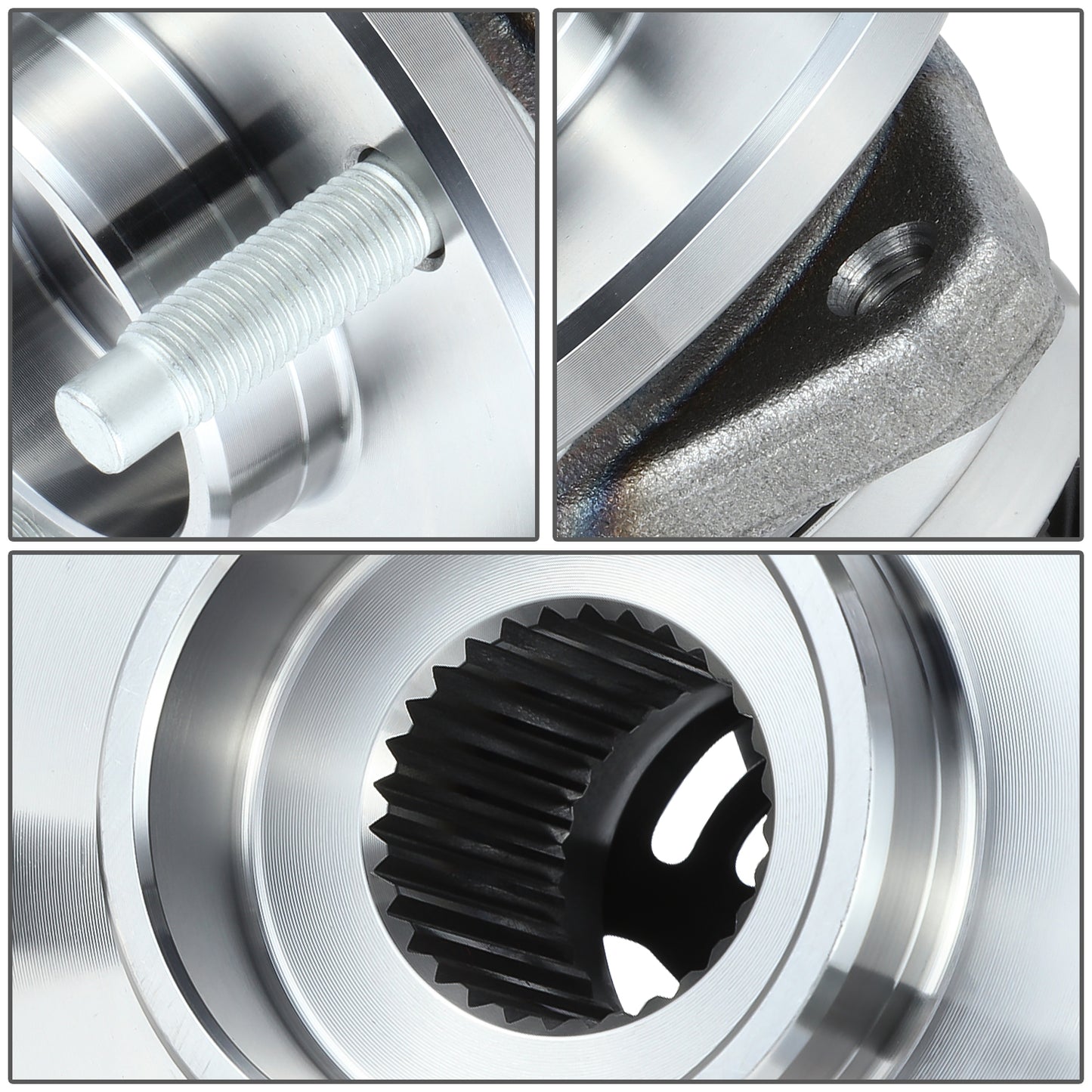 MASA DE RUEDA WHEEL HUBS & BEARINGS - 2008-2010 CHEVROLET COBALT / 2008-2010 CHEVROLET HHR / 2004-2012 CHEVROLET MALIBU / 2005-2010 PONTIAC G6 / 2007-2009 SATURN AURA - WITH ABS SENSOR