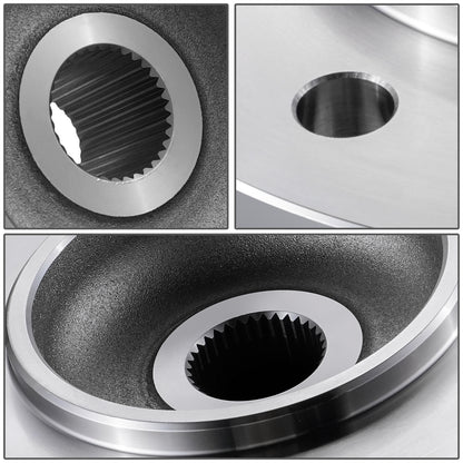MASA DE RUEDA WHEEL HUBS & BEARINGS - DODGE RAM 2500 1994-1999 - 4WD WITH 2-WHEEL ABS - WITH 4 BOLT RECTANGULAR FLANGE