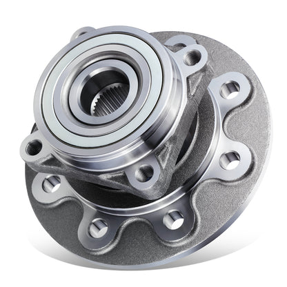 MASA DE RUEDA WHEEL HUBS & BEARINGS - DODGE RAM 2500 1994-1999 - 4WD WITH 2-WHEEL ABS - WITH 4 BOLT RECTANGULAR FLANGE