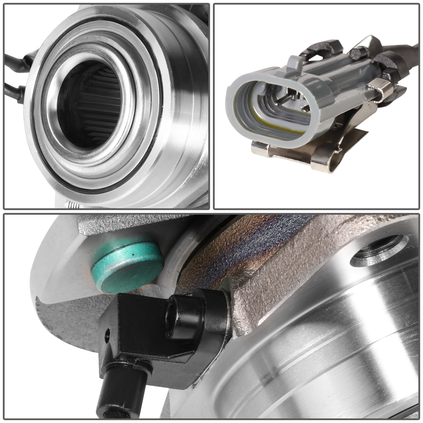 MASA DE RUEDA WHEEL HUBS & BEARINGS - 2005-2006 CHEVROLET EQUINOX / 2006 PONTIAC TORRENT / 2002-2007 SATURN VUE / 4-WHEEL ABS
