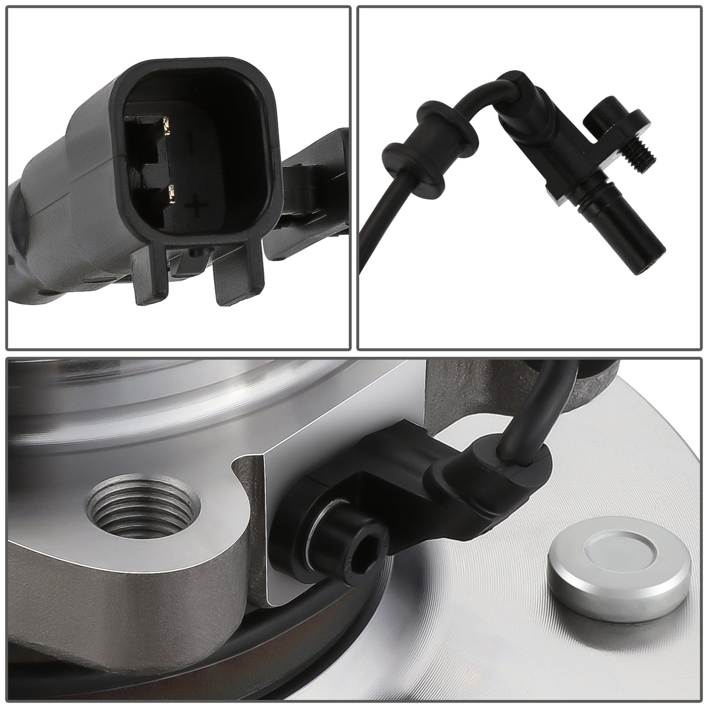 MASA DE RUEDA WHEEL HUBS & BEARINGS - CHEVROLET SILVERADO 2500 2011-2020 / CHEVROLET SILVERADO 3500 2011-2020 / GMC SIERRA 2500 2011-2020 / GMC SIERRA 3500 2011-2020 / WITH SINGLE REAR WHEELS. EXCLUDES DUAL REAR WHEEL MODELS