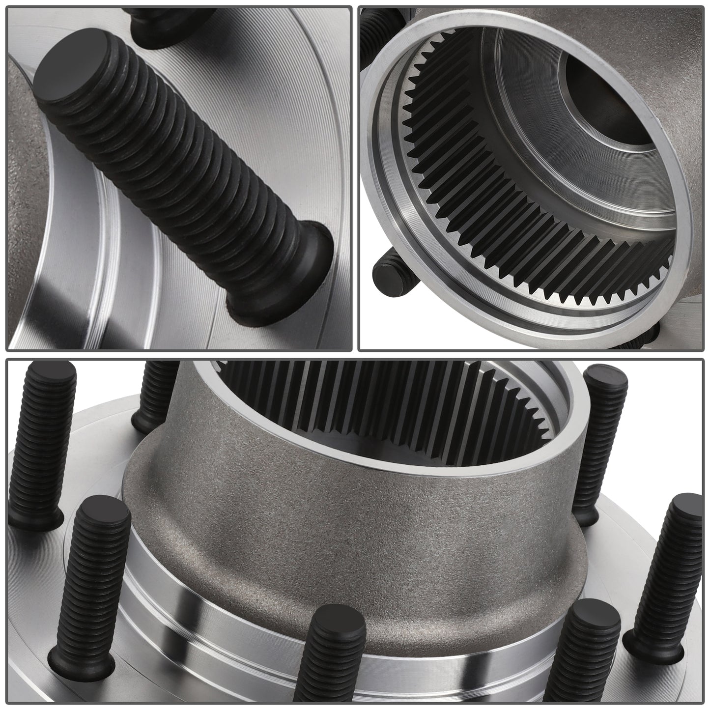 MASA DE RUEDA WHEEL HUBS & BEARINGS - FORD F-250 SUPER DUTY 1999-2004 / FORD F-350 SUPER DUTY 1999-2004 / FORD F-450 SUPER DUTY 1999-2004 / FORD F-550 SUPER DUTY 1999-2004 - 4WD - W/ DUAL REAR WHEELS (DRW) - W/ 14MM-2.00MM COARSE THREAD