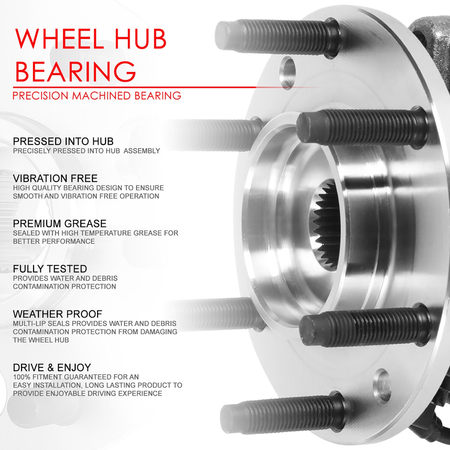 MASA DE RUEDA WHEEL HUBS & BEARINGS - INFINITI G35 2003-2007 / NISSAN 350Z 2003-2009