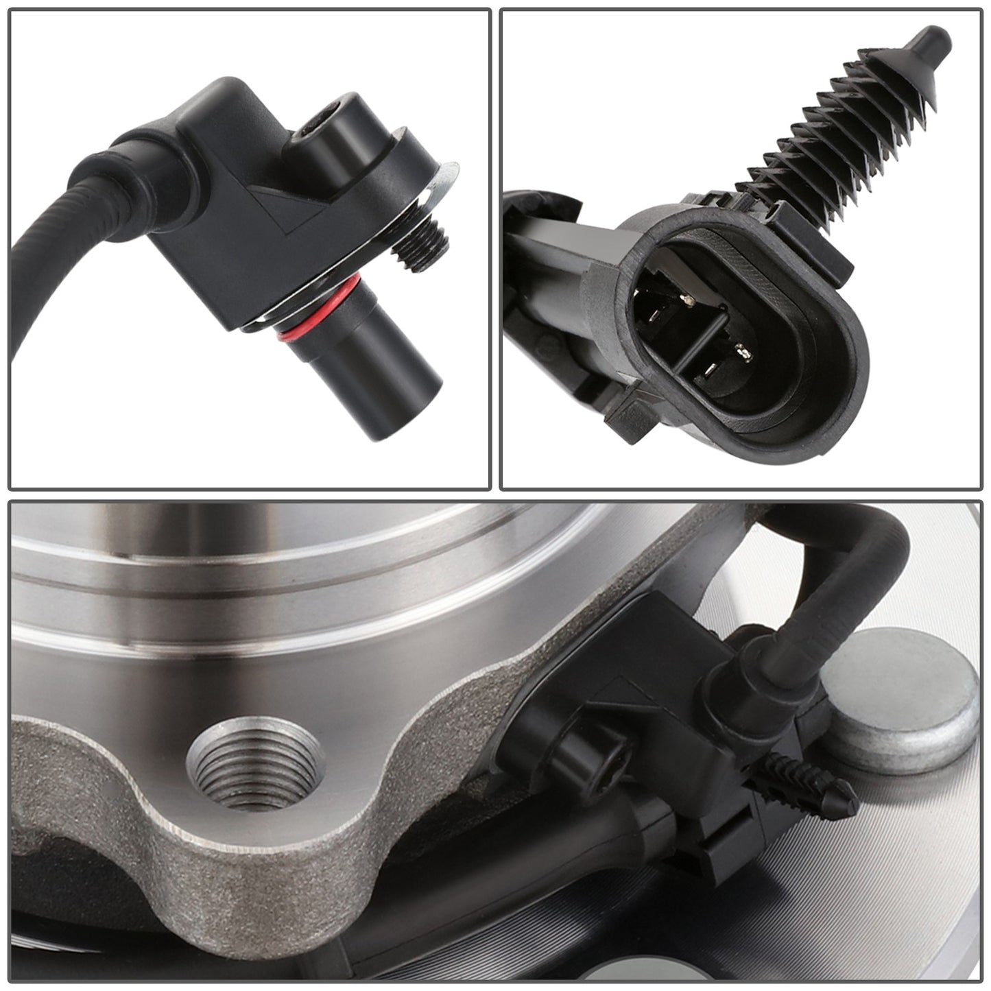 MASA DE RUEDA WHEEL HUBS & BEARINGS - CHEVROLET SILVERADO 3500 2001-2006 / GMC SIERRA 3500 2001-2006 - RWD WITH HEAVY DUTY SUSPENION / 9,900 GVWR