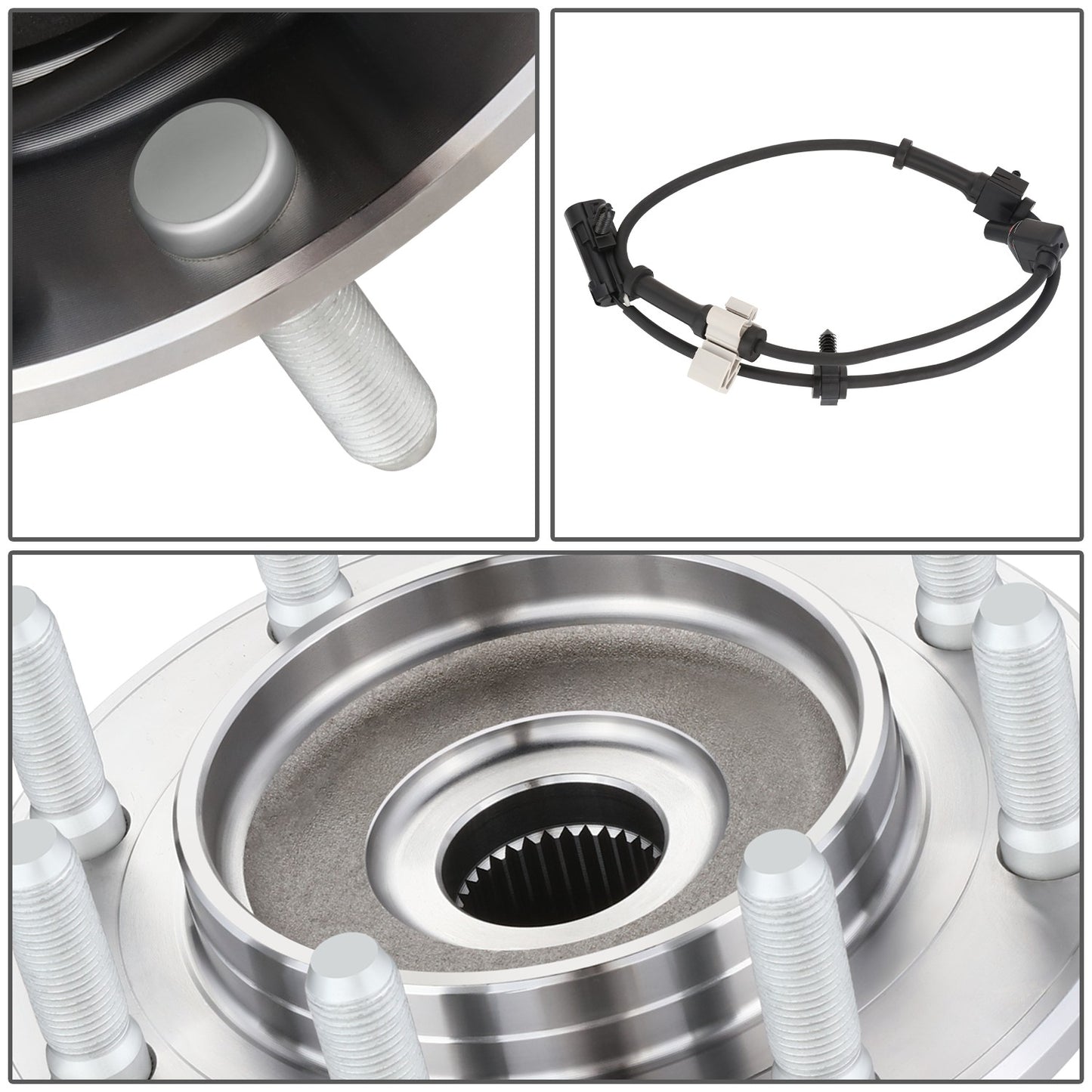 MASA DE RUEDA WHEEL HUBS & BEARINGS - CHEVROLET SILVERADO 3500 2001-2006 / GMC SIERRA 3500 2001-2006 - RWD WITH HEAVY DUTY SUSPENION / 9,900 GVWR