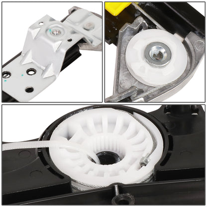 REGULADOR DE VENTANA WINDOW MOTORS & REGULATORS - METALLIC - 02-08 AUDI A4 & A4 QUATTRO/07-08 AUDI RS4/04-08 AUDI S4 - FITS SEDAN / WAGON MODELS ONLY - METALLIC - BARE STEEL/PLASTIC