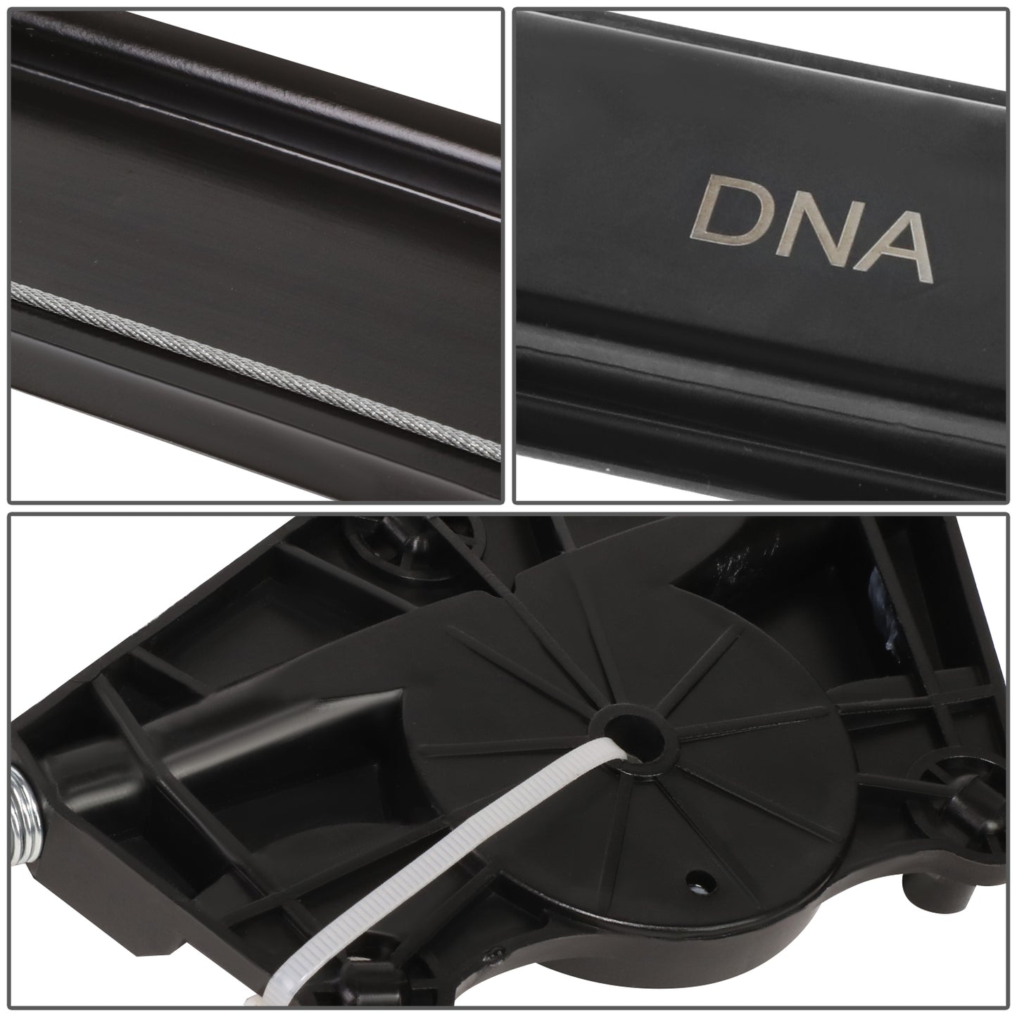 REGULADOR DE VENTANA WINDOW MOTORS & REGULATORS - METALLIC - 02-08 AUDI A4 & A4 QUATTRO/07-08 AUDI RS4/04-08 AUDI S4 - FITS SEDAN / WAGON MODELS ONLY - METALLIC - BARE STEEL/PLASTIC