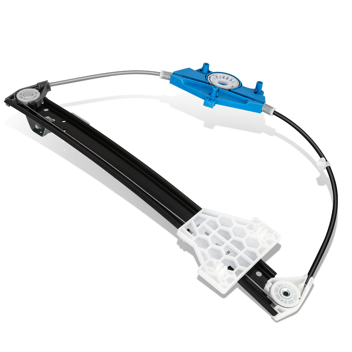 REGULADOR DE VENTANA WINDOW MOTORS & REGULATORS - METALLIC - 02-10 AUDI A4/07-08 AUDI RS4/02-10 AUDI S4 - FITS 4-DOOR MODELS - METALLIC - BARE STEEL/PLASTIC