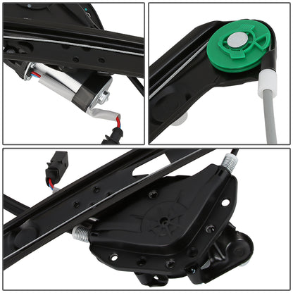 REGULADOR DE VENTANA WINDOW MOTORS & REGULATORS - METALLIC - 99-00 BMW 323I/01-05 BMW 325I/01-05 BMW 325XI/99-00 BMW 328I/01-05 BMW 330I/01-05 BMW 330XI - FITS 4-DOOR SEDAN / WAGON MODELS ONLY - METALLIC - BARE STEEL/PLASTIC