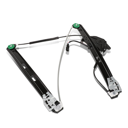 REGULADOR DE VENTANA WINDOW MOTORS & REGULATORS - METALLIC - 99-00 BMW 323I/01-05 BMW 325I/01-05 BMW 325XI/99-00 BMW 328I/01-05 BMW 330I/01-05 BMW 330XI - FITS 4-DR MODELS - METALLIC - BARE STEEL/PLASTIC