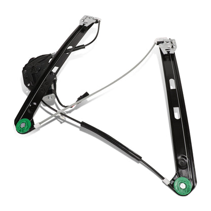 REGULADOR DE VENTANA WINDOW MOTORS & REGULATORS - METALLIC - 99-00 BMW 323I/01-05 BMW 325I/01-05 BMW 325XI/99-00 BMW 328I/01-05 BMW 330I/01-05 BMW 330XI - FITS 4-DR MODELS - METALLIC - BARE STEEL/PLASTIC