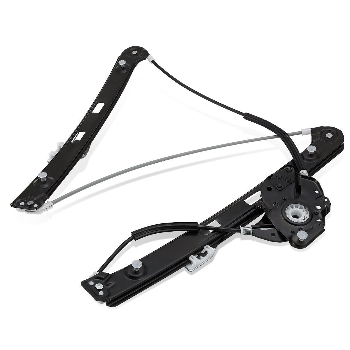 REGULADOR DE VENTANA WINDOW MOTORS & REGULATORS - METALLIC - 99-00 BMW 323I/01-05 BMW 325I/01-05 BMW 325XI/99-00 BMW 328I/01-05 BMW 330I/01-05 BMW 330XI - FITS 4-DOOR SEDAN / WAGON MODELS ONLY - METALLIC - BARE STEEL/PLASTIC