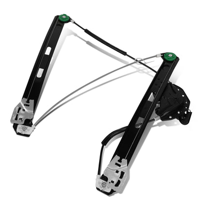 REGULADOR DE VENTANA WINDOW MOTORS & REGULATORS - METALLIC - 99-00 BMW 323I/01-05 BMW 325I/01-05 BMW 325XI/99-00 BMW 328I/01-05 BMW 330I/01-05 BMW 330XI - FITS 4-DR MODELS - METALLIC - BARE STEEL/PLASTIC