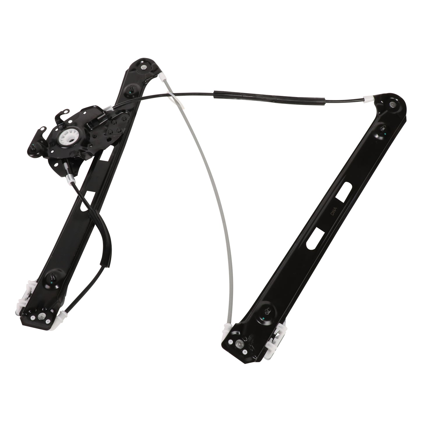 REGULADOR DE VENTANA WINDOW MOTORS & REGULATORS - METALLIC - 99-00 BMW 323I/01-05 BMW 325I/01-05 BMW 325XI/99-00 BMW 328I/01-05 BMW 330I/01-05 BMW 330XI - FITS 4-DR MODELS - METALLIC - BARE STEEL/PLASTIC