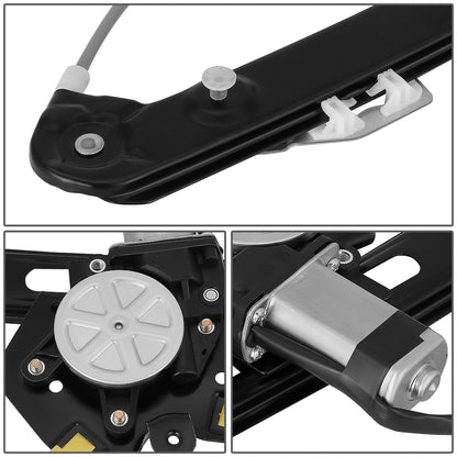 REGULADOR DE VENTANA WINDOW MOTORS & REGULATORS - METALLIC - 99-00 BMW 323I/01-05 BMW 325I/01-05 BMW 325XI/99-00 BMW 328I/ 01-05 BMW 330I/01-05 BMW 330XI - FITS 4-DOOR SEDAN / WAGON MODELS ONLY - METALLIC - BARE STEEL/PLASTIC