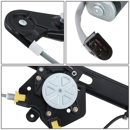 REGULADOR DE VENTANA WINDOW MOTORS & REGULATORS - METALLIC - 99-00 BMW 323I/01-05 BMW 325I/01-05 BMW 325XI/99-00 BMW 328I/ 01-05 BMW 330I/01-05 BMW 330XI - FITS 4-DOOR SEDAN / WAGON MODELS ONLY - METALLIC - BARE STEEL/PLASTIC