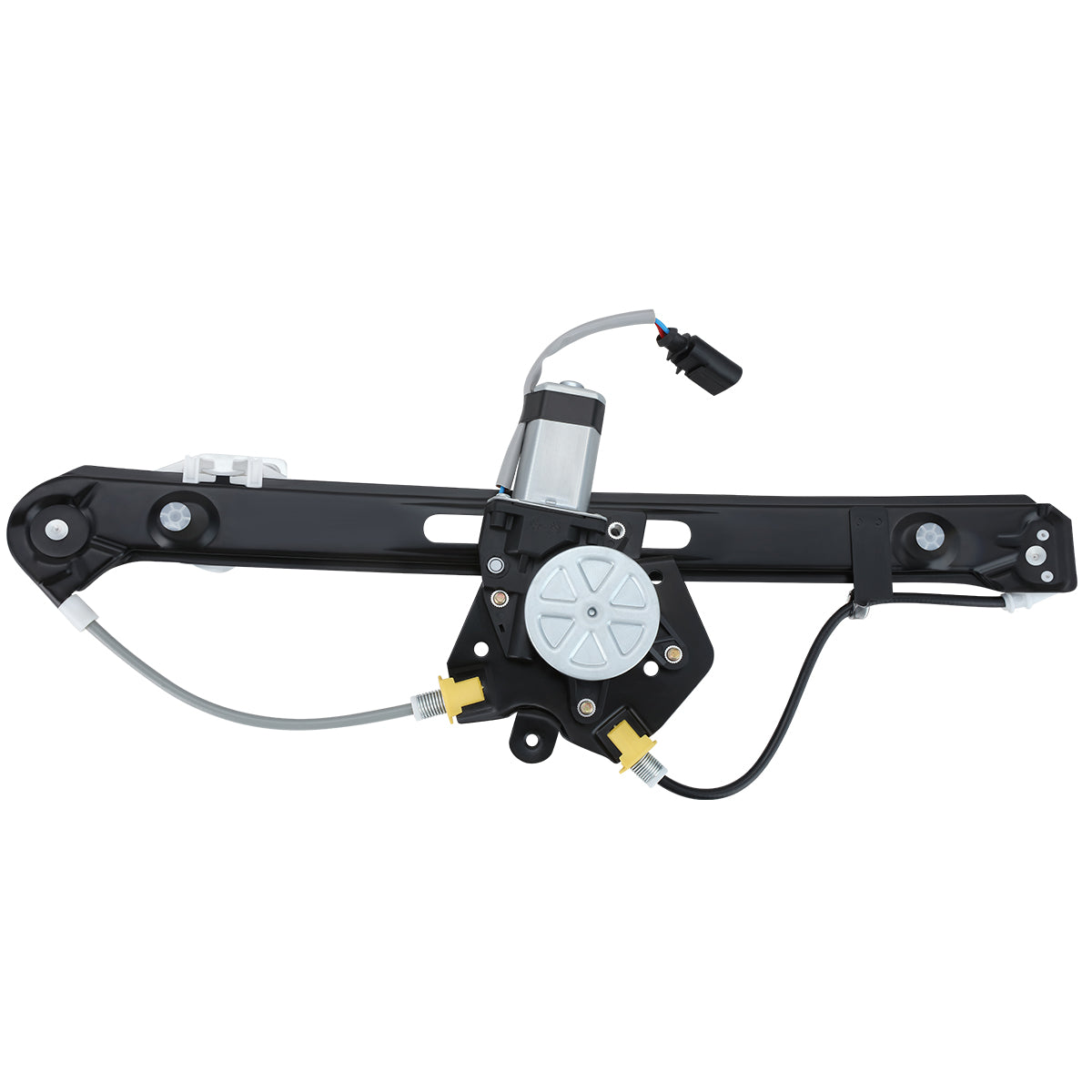 REGULADOR DE VENTANA WINDOW MOTORS & REGULATORS - METALLIC - 99-00 BMW 323I/01-05 BMW 325I/01-05 BMW 325XI/99-00 BMW 328I/ 01-05 BMW 330I/01-05 BMW 330XI - FITS 4-DOOR SEDAN / WAGON MODELS ONLY - METALLIC - BARE STEEL/PLASTIC