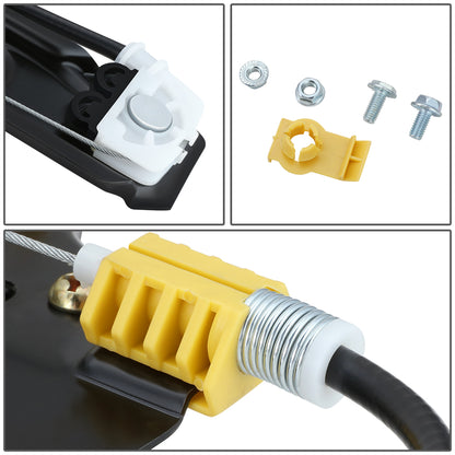 REGULADOR DE VENTANA WINDOW MOTORS & REGULATORS - METALLIC - 99-00 BMW 323I/01-05 BMW 325I/01-05 BMW 325XI/99-00 BMW 328I/ 01-05 BMW 330I/01-05 BMW 330XI - FITS 4-DOOR SEDAN / WAGON MODELS ONLY - METALLIC - BARE STEEL/PLASTIC