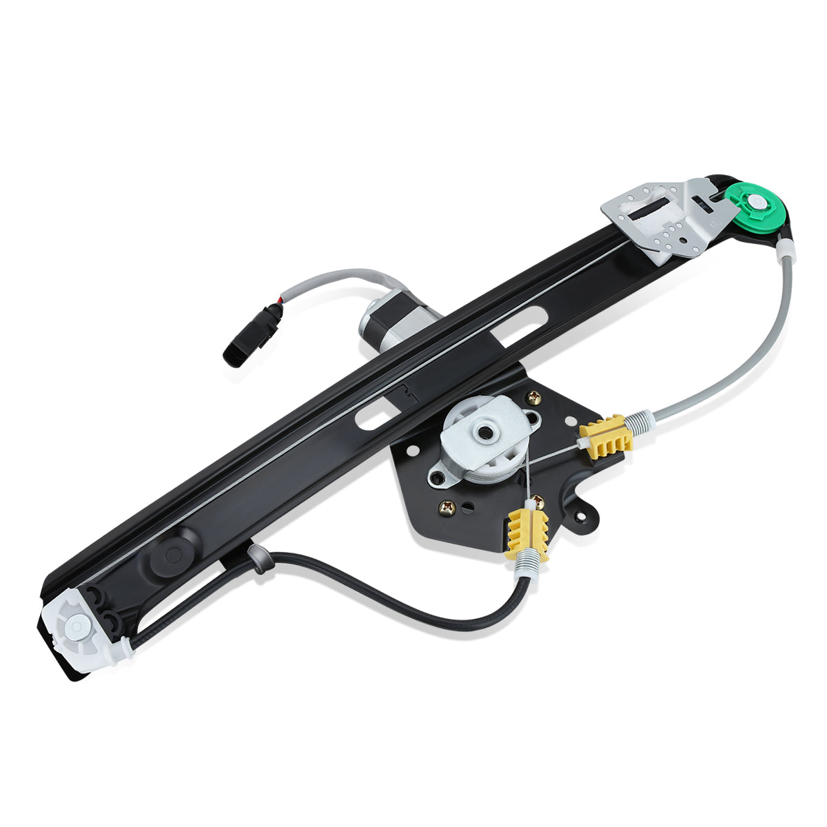 REGULADOR DE VENTANA WINDOW MOTORS & REGULATORS - METALLIC - 99-00 BMW 323I/01-05 BMW 325I/01-05 BMW 325XI/99-00 BMW 328I/ 01-05 BMW 330I/01-05 BMW 330XI - FITS 4-DOOR SEDAN / WAGON MODELS ONLY - METALLIC - BARE STEEL/PLASTIC