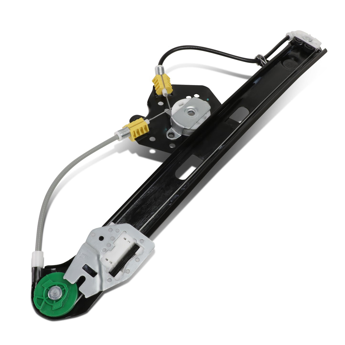 REGULADOR DE VENTANA WINDOW MOTORS & REGULATORS - METALLIC - 99-00 BMW 323I/01-05 BMW 325I/01-05 BMW 325XI/99-00 BMW 328I/01-05 BMW 330I/01-05 BMW 330XI - FITS SEDAN MODELS ONLY - METALLIC - BARE STEEL/PLASTIC