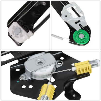 REGULADOR DE VENTANA WINDOW MOTORS & REGULATORS - METALLIC - 99-00 BMW 323I/01-05 BMW 325I/01-05 BMW 325XI/99-00 BMW 328I/01-05 BMW 330I/01-05 BMW 330XI - FITS SEDAN MODELS ONLY - METALLIC - BARE STEEL/PLASTIC