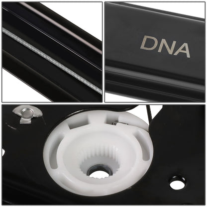 REGULADOR DE VENTANA WINDOW MOTORS & REGULATORS - METALLIC - 99-00 BMW 323I/01-05 BMW 325I/01-05 BMW 325XI/99-00 BMW 328I/01-05 BMW 330I/01-05 BMW 330XI - FITS SEDAN MODELS ONLY - METALLIC - BARE STEEL/PLASTIC